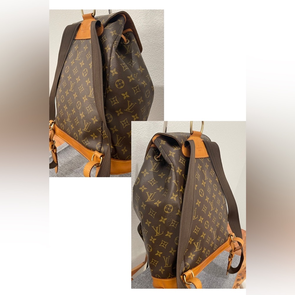 06. Louis Vuitton Montsouris leather backpack GM - Picture 9 of 16